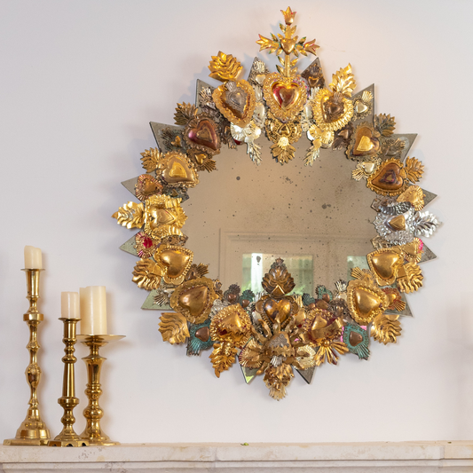 Milagro Heart Mirror, E.B. Designs