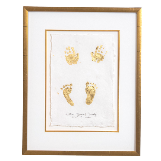 Hands and Feet Prints; Scroll